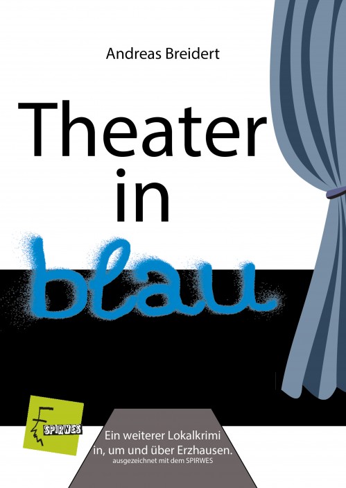 Cover theater in blau